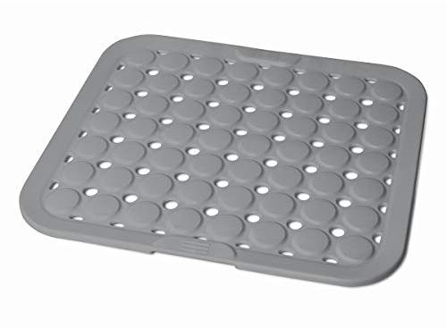 Addis 518446 Sink Liner Soft Cushion Protection Kitchen Mat, Light Grey, one size