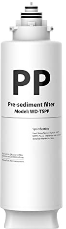 Waterdrop TSPP Replacement Water Filter for TSU 3-Stage, 6 Months