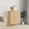 Higsose Sideboard 69,5x34x90cm Sonoma-Eiche Holzwerkstoff,Metall Bücherschrank Wäscheschrank Gartenschrank Kleiderschrank Kinderzimmer Rollcontainer Fernsehschrank Aufbewahrungskorb Highboard