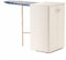 Mobile da stiro con ante e ruote colore olmo 55x82H cm - Nadia