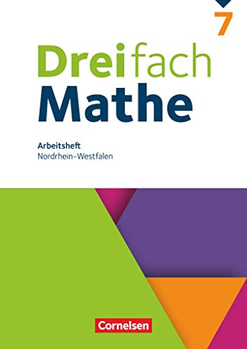 Dreifach Mathe - Nordrhein-Westfalen - Ausgabe 2022 - 7. Schuljahr: Arbeitsheft mit Lösungen