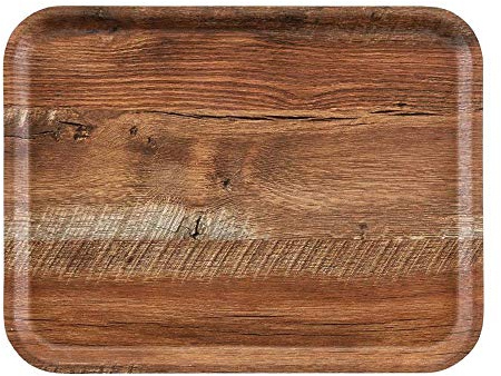 Cambro Wood Grain Tray Madeira - 360x460mm Brown Oak