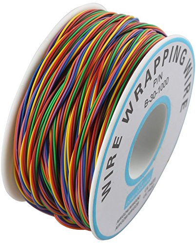 HALJIA P/N b-30 – 1000 PCB prova del ponticello 8 colori isolamento avvolgente cavo 15 m