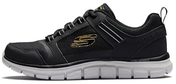 Skechers Herren Track-KNOCKHILL, Sports Shoes, Black, 47.5 EU