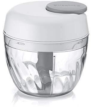 Guzzini - Kitchen Active Design, Chop&Store, Tritaverdure Manuale - Bianco, Ø 11,5 x h11 cm, 360 CC - 17060011