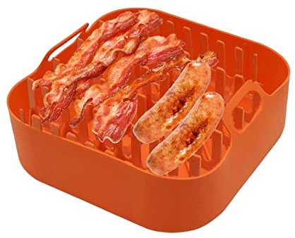 Baconhylla för ugn - non-stick mikrovågsugn bacon hylla bricka - tillbehör bacontillverkare för korv, pizzarullar, taquitos