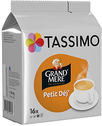 Grand Mère Petit Dejeuner 133G - Un café doux et velouté à la française pour votre machine à dosettes- par GRAND'MÈRE. - Le Lot De 3