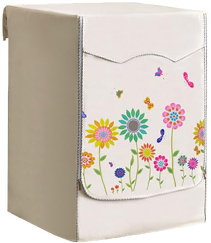 Tumble Trocknerabdeckung 24x33x27 Zoll Waschmaschine und Trocknerabdeckungen mit Befestigungsband ＆ Reißverschlussblüte, wasserdicht und staubdichtem Sonnenschutz für die vordere Ladung, XL