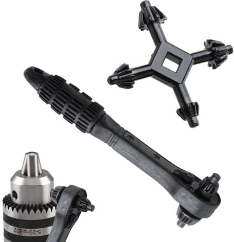 Sionhiuo Set di chiavi inglesi, adattatore per mandrino, cricchetto, antiscivolo, multifunzione, per manutenzione elettronica, installazione sanitaria