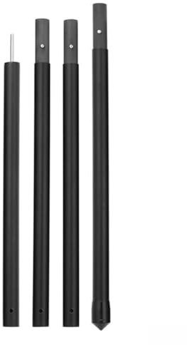 EpheyFIF Poteaux de bâche réglables en fibre de carbone pour installation d'abri, poteaux de tente réglables, 167 cm, matériau haute résistance
