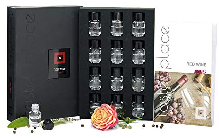 TASTERPLACE Red Wine Aromas - English Version - Tasting Tool - for Sommeliers And Amateurs