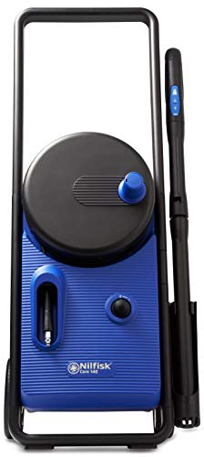 Nilfisk 128471255 Core 140 Bar High Pressure Washer with In-Hand Power Control for Home, Garden and Car, Blue