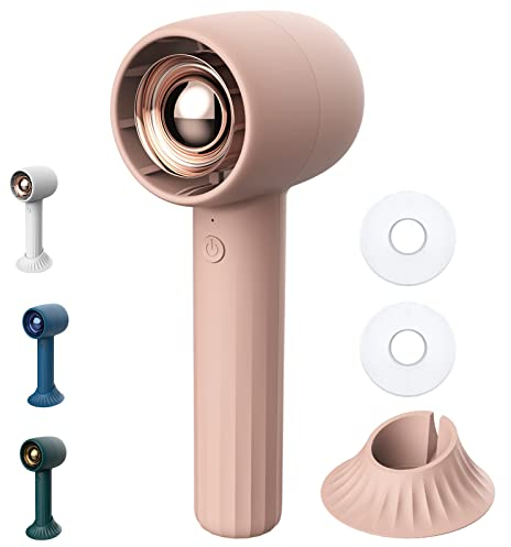 KENSUKA Ventilateur de Poche HA1, Ventilateur à Main Rechargeable Portable avec Aromathérapie, 3 Vitesses Ajustables, Idéal pour Voyage, Maquillage