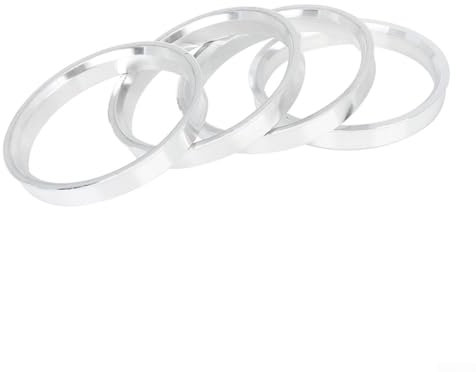FUBESK 4 anelli di centraggio per in lega di alluminio per auto, perfetti per qualsiasi veicolo con da 60,1 mm, mantengono il centraggio ottimale delle ruote con foro centrale da 67,1 mm