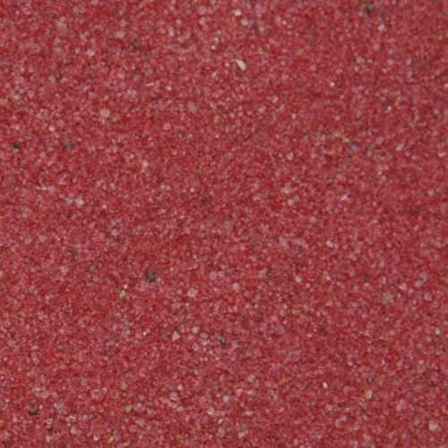 Dihl Unipac 2KG Red Coloured Aquarium Tank Pond Sand, 0.5mm to 0.6mm Grain Size, Decorative, Non-Toxic Natural Substrate. Fish, Aquatic Reptiles, Arthropods and Amphibians – 2 KG, Red