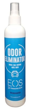 EOS Destructeur d'Odeur Voiture Puissant | Absorbeur d'Odeur et Désodorisant Voiture Anti Odeur Tabac Animaux Humidité | Parfum Interieur | Désodorisant Textile (250 ml (Lot de 1))