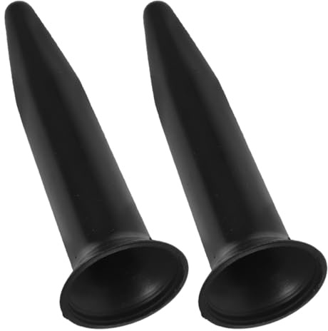 DOITOOL 2 Pezzi Tappi per Punte Ombrello in Gomma Resistente All’usura, Copertura Protezione per Asta Lunga Ombrello a Bastone, Accessori Riparazione per Uso Esterno e Portatile