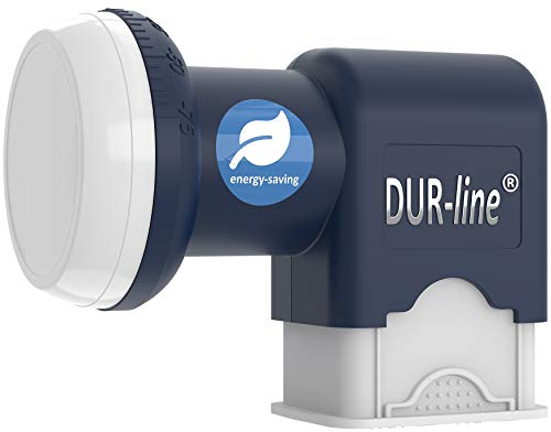 DUR-line Blue ECO Quattro LNB - extrem stromsparend - nur für Multischalter - Premium-Qualität - [ Test SEHR GUT *] digital, Full HD, 4K, 3D