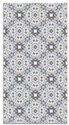 Panorama Vinylteppich - Modell Orientalische Type Blaue Hydraulik - 40x80 cm - Verschiedene Größen - Deko Küche, Läufer und Outdoor