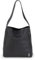 Berliner Bags Shopper Atlanta aus Leder, Damentasche Groß Umhängetasche Hobo Bag Schultertasche Tote - Schwarz