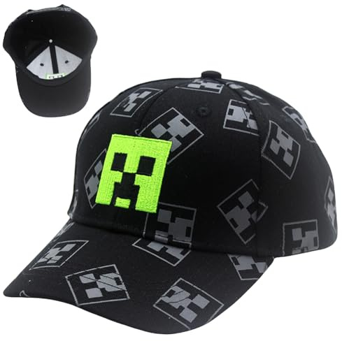 YCVBCY Verano Ajustable Gorra Infantil Gorra de Béisbol para niños y niñas de Algodón Suave Ligera Tamaño Ajustable Gorra de Béisbol Infantil Unisex - Negro