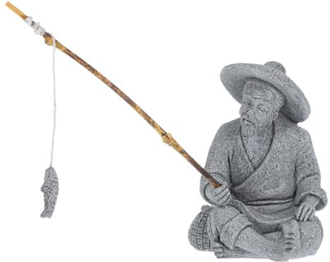 KONTONTY Mini Figurine De Pêcheur en Bonsaï pour Une Décoration Paisible