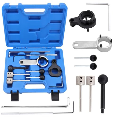 DOCAS Attrezzo di Regolazione del Motore, Kit Utensili Cinghia Distribuzione Albero a Camme Compatible per VW Audi Seat Skoda 1.4 1.6 2.0 TDI CR T10264 T10265 T10060A T10051 T10490