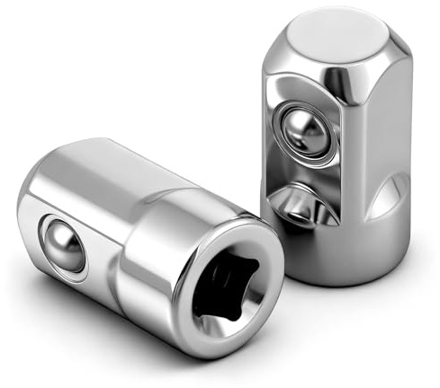 2 Stück 1/4 auf 1/2 Stecknussadapter Stecknuss Adapter Buchsenadapter Reduzierstück Stecknuss Adapter