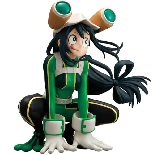 Zhongkaihua Asui Tsuyu Figura accovacciata in posa, Action Figure MHA in PVC Manga Statue 11 CM, modello Asui Tsuyu, ornamento regalo per i fan di MHA