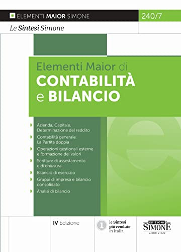Elementi di contabilità e bilancio. Ediz. maior