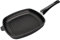 Eurolux Grillpfanne Induktion 28x28 cm abnehmbarer Stiel - große flache quadratische Guss-Pfanne mit Antihaft-Beschichtung - Made in Germany