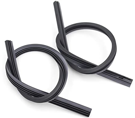 2 radice tergicristallo disossato lame, cutable strisce di gomma, universale, auto accessori per la pulizia (6mm * 700mm)