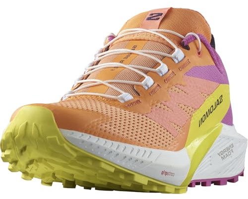 SALOMON Sense Ride, Zapatillas de Trail Running Hombre, Sense Ride 5 Bird Of Paradise/White/Sulphur Spring, 43 1/3 EU