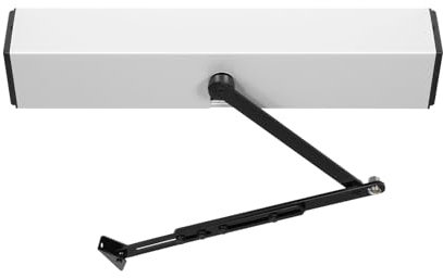 Kit apriporta elettrico automatico basculante handicap, motore senza spazzole DC 24 V, argento, nero, 51,5 x 8 x 9,5 cm