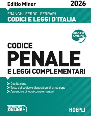 Codice penale e leggi complementari. Editio Minor 2026. Nuova ediz.