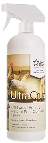 UltraCruz® Aves de Corral Natural Pest Control Spray para Pollos, 32 onzas líquidas
