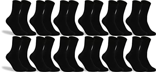 RS. Harmony Socken ohne Gummibund für Damen 13312 | 12 Paar | schwarz | 39-42