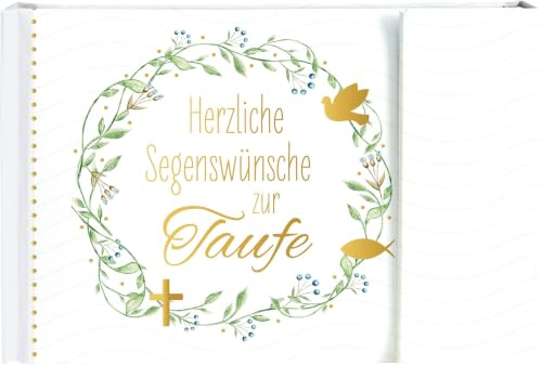 Herzliche Segenswünsche zur Taufe: Geldgeschenkbuch
