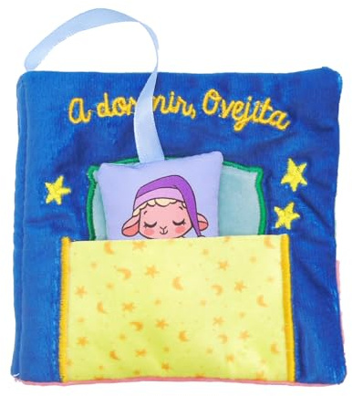 Cuentos para bebés - A dormir, Ovejita: Libro de tela suave para bebés entre 0 y 36 meses. Interactivo y con una oveja de juguete.: 4