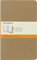 Moleskine S04983 Cahier Notebook- Set of 3- Ruled- Large- Kraft, (QP416), Kraft Brown, 5 x 8.25
