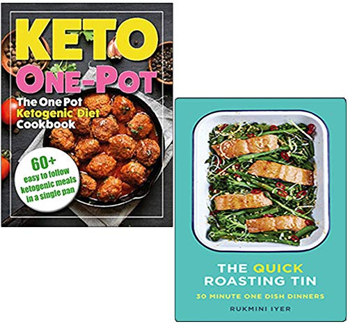 The One Pot Ketogenic Diet Cookbook By Iota & Quick Roasting Tin By Rukmini Iyer 2 Books Collection Set