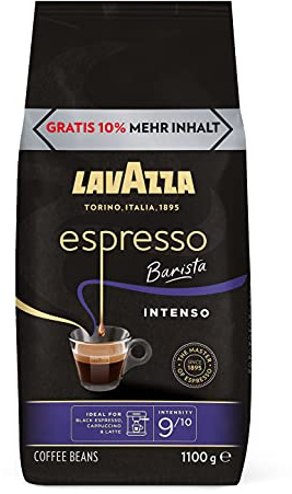 Luigi Lavazza Espresso - Barista Intenso - Aromatische Kaffeebohnen, 1er Pack (1 x 1.1 kg)
