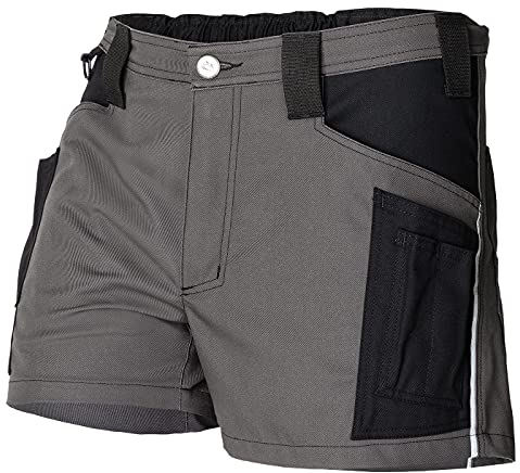 KÜBLER Workwear | KÜBLER ACTIVIQ Arbeitsshorts kurz | anthrazit/schwarz | Größe 52