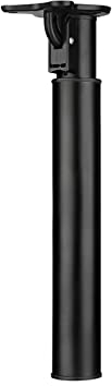 tow000ack DIY Möbelfüße Tischbeine,Teleskopisch Klappbar Bar Schreibtischbeine Esstische Schrankfüess,Kaltgewalzter Stahl Verstellbare Möbelstützbeine,mit Schrauben,Schwarz (45cm(18in))