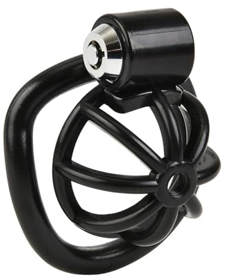 Chastity Lock Bird Cage Chastity Device SM Men Beginner Cage Adult Game Sex Toys Cock Cage Penis Cage Sissy Inverted Chastity Rooster Cage to Prevent Erection Bondage for Lovers