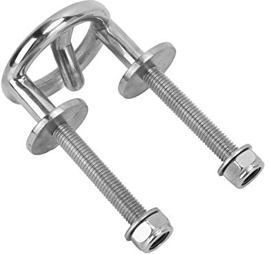 Bediffer Boat Eye Hook Stainless Steel Material M10 Thread Oxidation Resistance Wearable Marine Transom Mount for Outdoor,Boat,Yacht Spare Parts