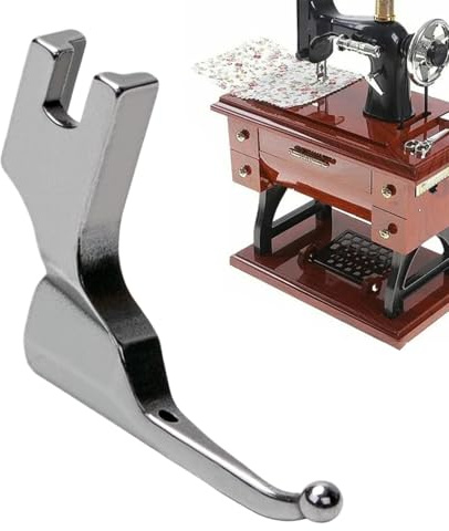 Prensatelas para máquina de Coser, pie de Prensa de Colcha,Perla de Costura prensadora pie - Lentejuelas Profesionales Plomo Anti-kurling- de Tela para Taller de Vestidos de Novia