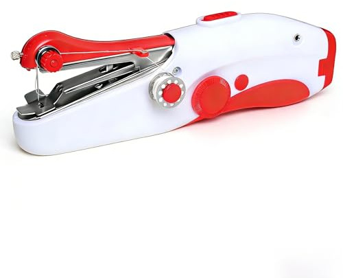 Sewing Machine,Handheld Sewing Machine, Handheld Sewing Machine,Mini Portable Electric Sewing Machine for Beginners Adult Red