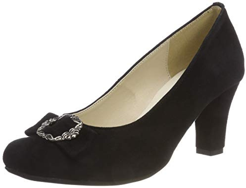 Hirschkogel 3006817, Damen Pumps, Schwarz (schwarz 002), 37 EU (4.5 UK)