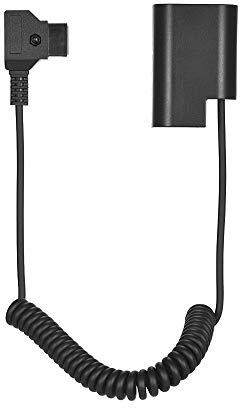 Andoer Dummy Akku D-Tap auf DMW-DCC12 Dummy Batterie V-Mount Adapter Batterieadapter für Panasonic DMC-GH5 / GH4 / GH3 Kabel